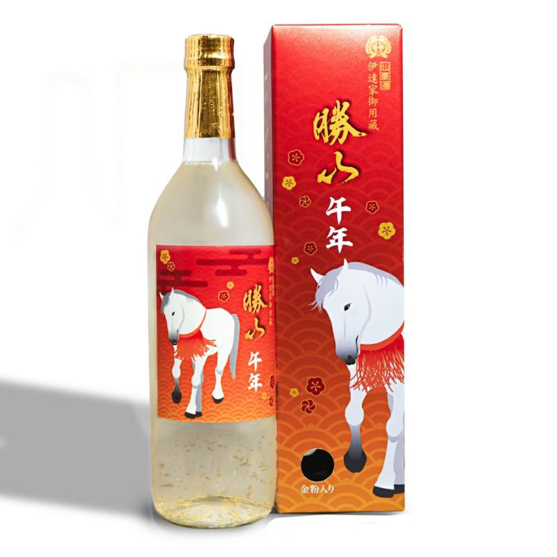 勝山 午年2026年干支ラベル 純米大吟醸（金粉入り） 720ml | 勝山